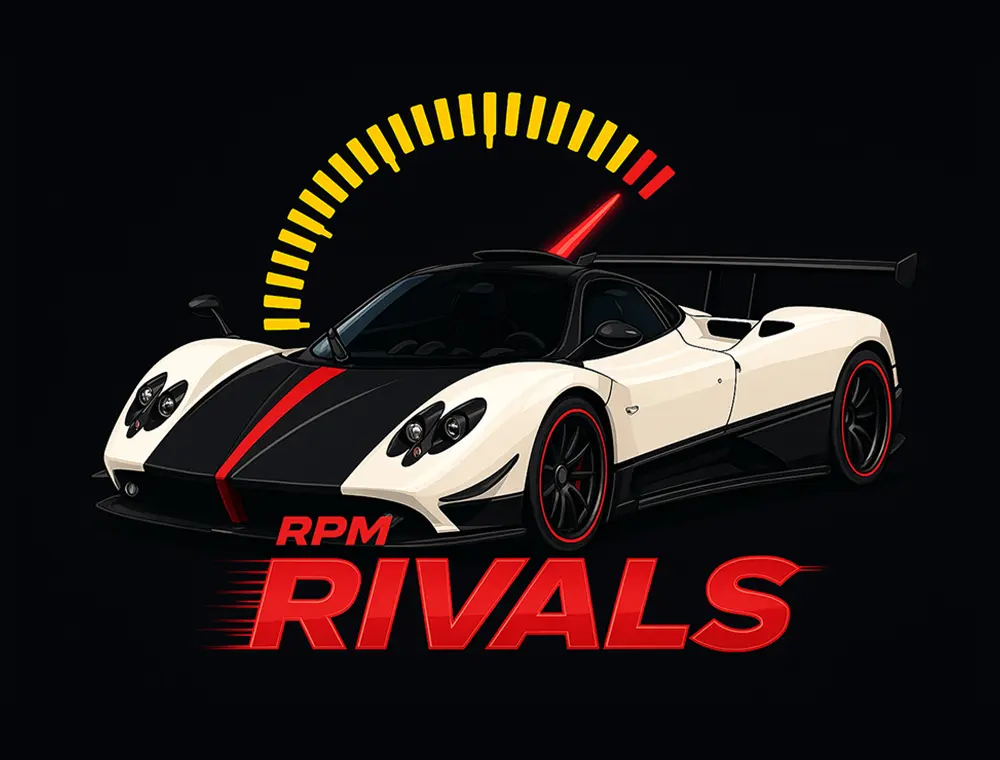 Homepage of RPM Rivals, a custom Next.js racing game website with Stripe integration.